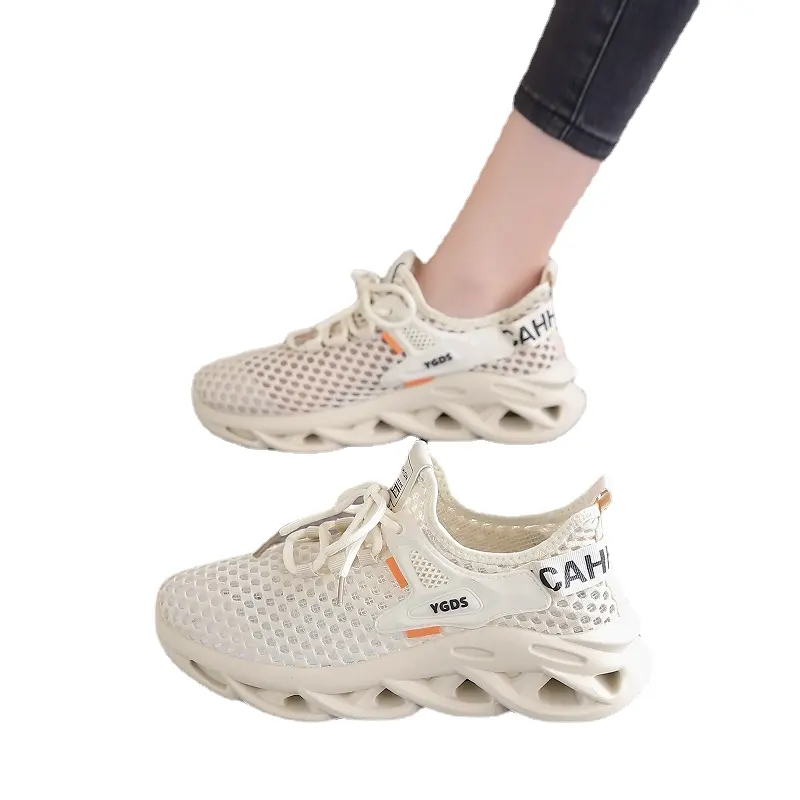 [Starting point women's shoes H8082] Summer fly woven breathable sports casual Joker