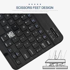 Miniteclado inalámbrico para ordenador y teléfono, 10 pulgadas, recargable vía USB, venta al por mayor