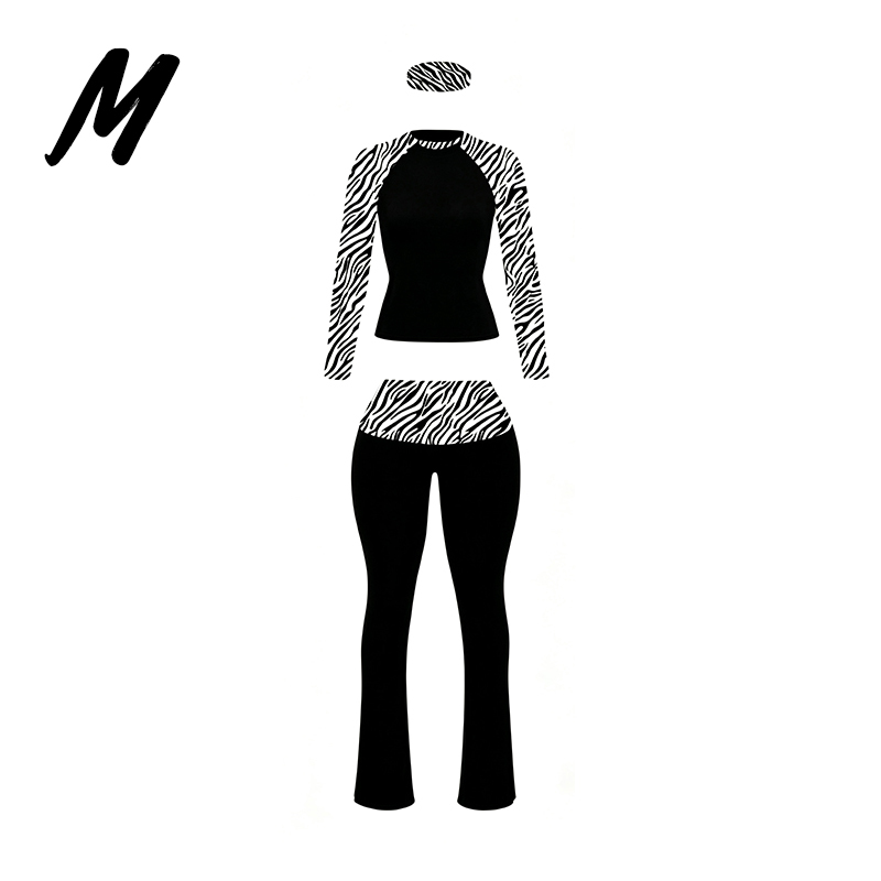 Manica lunga nera+pantaloni