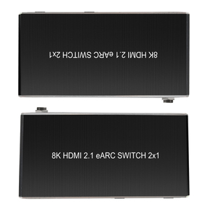 EARC Switch 2x1 8K HDMI Switch 4K hasta 4k120hz 4:4:4 8bit HDCP 2,3 Audio Extractor Soporte EARC So nos Audio DE-embed CEC - Product Image 3