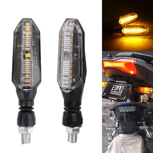 Mini Achterlicht Pijl Flits Motorfiets Led Rem Indicator Drl Amber Blinker Universeel Motorfiets Richtingaanwijzer Licht