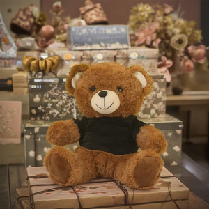 Oem לוגו מותאם אישית teddy דוב follimation סיום cush צעצועים עשה עמיד רשת fob יציאה פוליאסטר רשת fob יציאה shanghai