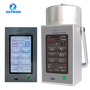 Zetron FSC-8 xách tay sinh học không khí Sampler phân tích không khí 100l/min với presettable và có thể chỉnh sửa lấy mẫu khối lượng - Product Image 4