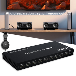 Nueva venta al por mayor 4K 30Hz 8x1 HDMI Auto Switch Support Seamless Switching Output Resolution Switching 24/30/36 Bit Deep Colors - Product Image 4