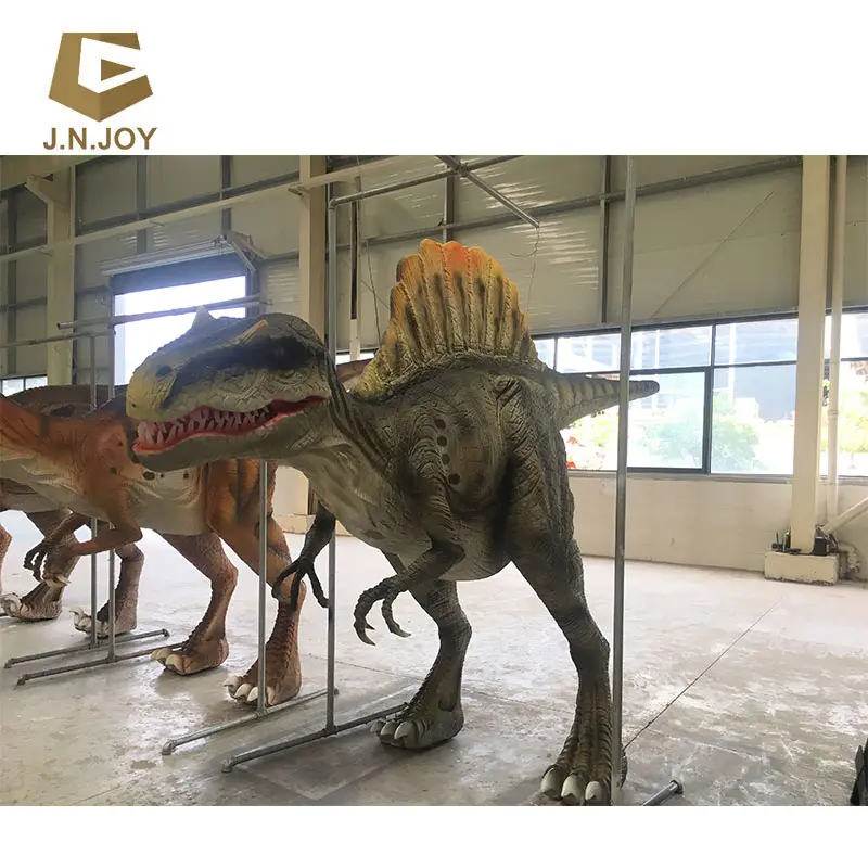 Fantasia realista de dinossauro para adultos, traje de dinossauro para o parque de diversões, JN-CC-DC27