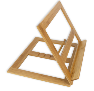 Odm Tre Cookbook Máy Tính Xách Tay Đứng Máy Tính Để Bàn Tổ Chức Văn Phòng Lưu Trữ Giá Bằng Gỗ Giá Chở Chủ Bằng Gỗ Cuốn Sách Đứng - Product Image 5