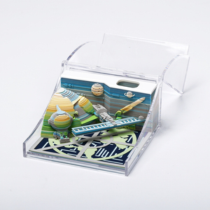 Juego de Bloc de notas de hojas sueltas con diseño de astronauta de la serie Space cortado con láser 3D personalizado - Product Image 4