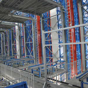 Sistema de estanterías de almacenamiento de grúas apiladoras para la industria alimentaria Pallet ASRS Warehouse Sistema de estanterías de recuperación de almacenamiento automatizado con WCS WMS - Product Image 5