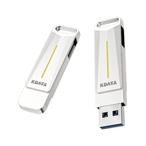 Kdata时尚金属USB 3.0闪存驱动器高速3.2 u盘内存大容量64GB至128GB智能旋转笔驱动器礼品 - Product Image 3