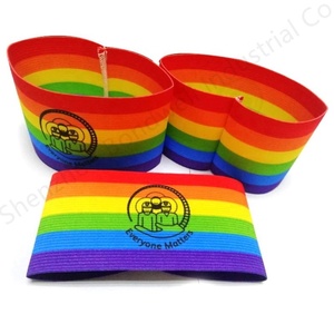 Brazalete elástico personalizado con gancho elástico para deportes de equipo o reuniones o guardias - Product Image 4