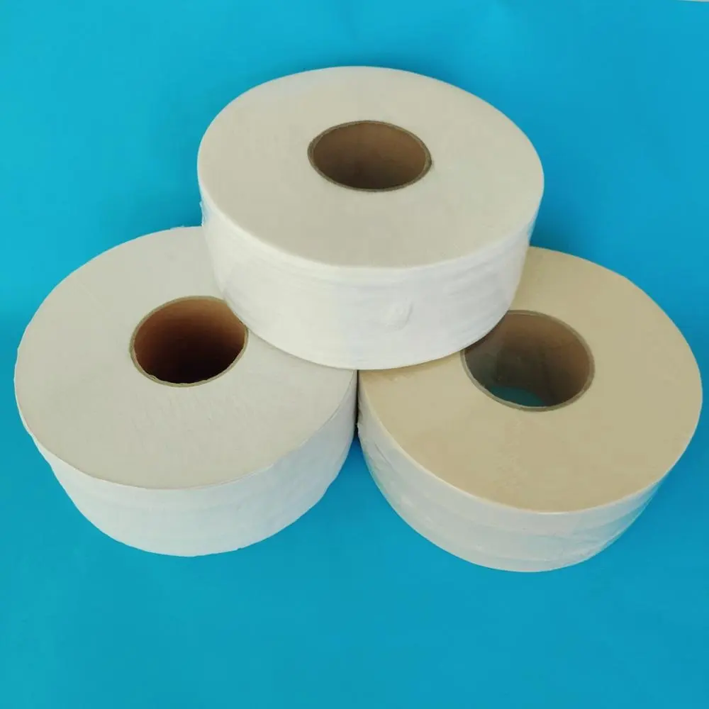 De alta calidad, fabricante de China de la Virgen barato blanco reciclado tejido rollo jumbo de papel
