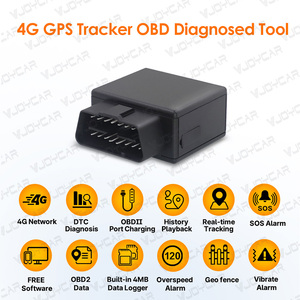 4g实时车辆OBD诊断全球定位系统跟踪器燃油液位监视器全球定位系统跟踪装置汽车车载诊断2数据读取ACC检测 - Product Image 2