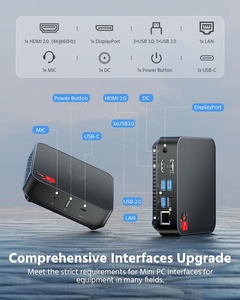 X86 มินิพีซี 2 Dual Lan อุตสาหกรรมพีซีนาโนเบอร์โบนอุบนูตู Fanless ไมโครมินิพีซีมินิคอมพิวเตอร์ราคาถูกมินิพีซี - Product Image 3