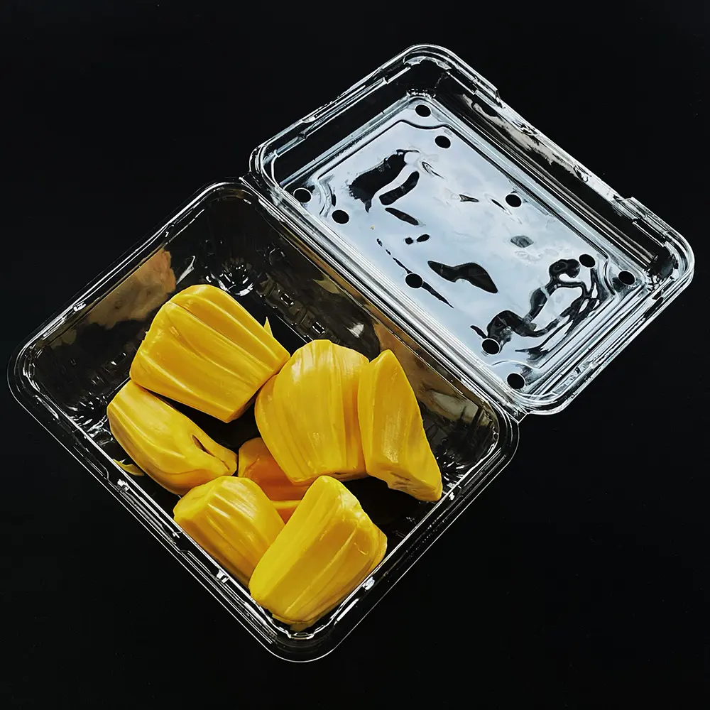 Wholesale plastic containers for fruit PET Packaging plastic boxes clear fruit container