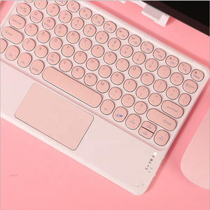 Teclado y ratón inalámbrico BT para videojuegos, con trackpad, para mac, touchpad, Samsung, ipad, tableta 10,2, 10,5, 10,9, 10 pulgadas - Product Image 5