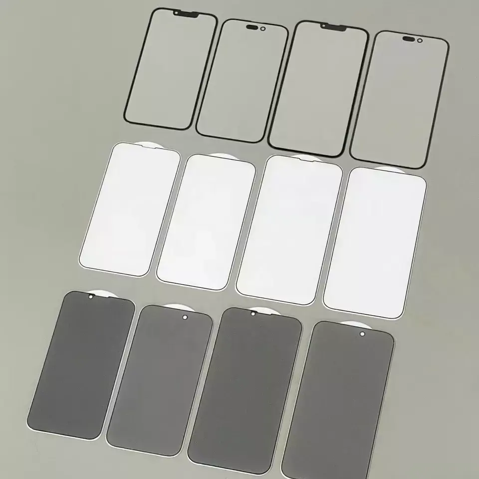 थोक 0.33mm सेल फोन गौण पूर्ण गोंद 5D 9D 11D 21D 21 एच 9H टेम्पर्ड ग्लास स्क्रीन रक्षक iPhone के लिए 11 12 13 14 प्रो मैक्स