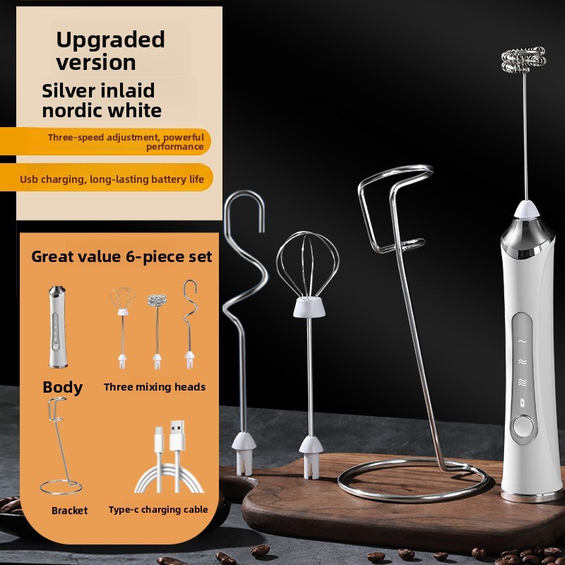 3White-Three Heads+Stainless Steel Stand