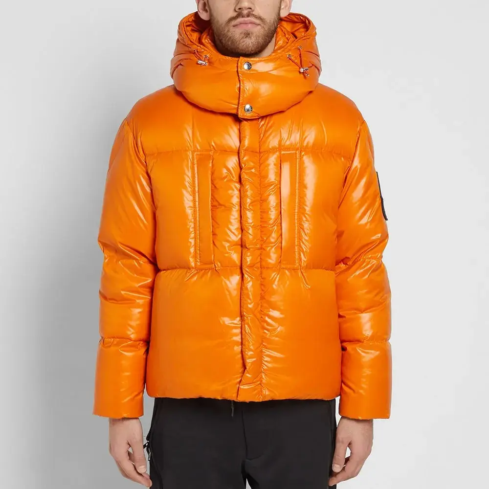 2022 nouveau Design Parkas d'hiver en Nylon grande taille manteaux rembourrés en coton brillant hommes doudoune matelassée