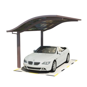 Heswei hiện đại hợp kim nhôm carport Cách Điện Đường chéo kéo bãi đậu xe nhà kho độ bền Hội Đồng Quản trị áp lực xử lý đơn vị cho doanh nghiệp - Product Image 5