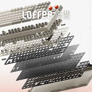Lofree OE918 Xiao Fang 98 teclas interfaz USB inalámbrica para Bluetooth 2,4G mecánico RGB retroiluminado Teclado mecánico de tres modos