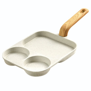 Maifan หม้อแบนลายเบค่อนสโตน, หม้อทรงแบนอุปกรณ์ทอดไข่เครื่องทอดไข่3อิน1 - Product Image 3