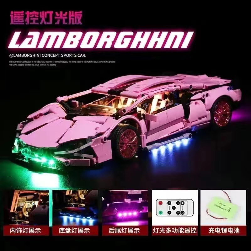 Pink Bull Rambo + Luci Telecomandate 1280+ Pezzi