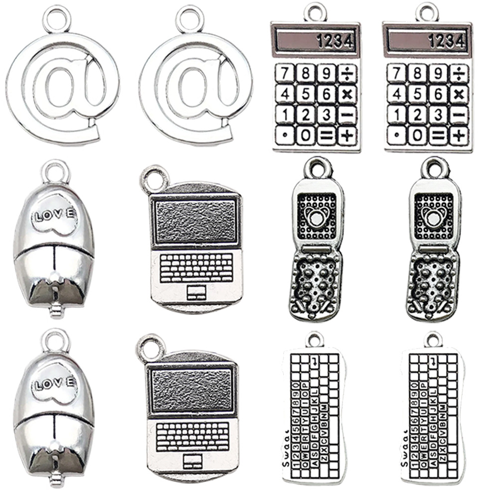 Mixed 12 Ancient Silver Computer Series - 29g - SN1058