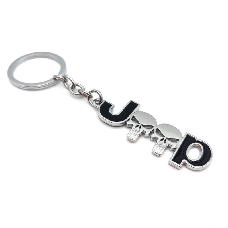 Tête fantôme Jeep style argent b