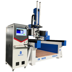 Wei hong NK280 controlador de 4 ejes cnc router 1325 atc de tipo lineal de mdf de madera de corte de máquina de enrutador cnc - Product Image 2