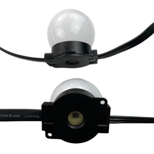 30 Pixel/Set WS2811 DC12V Adressierbares RGB-Pixel-Modul IP68 50mm matti erte Abdeckung 40mm Basis 0,72 W/Pixel(3LEDs) 18AWG Black Wire 3 - Product Image 3