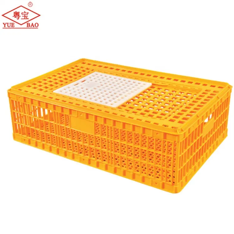 Cajas de transporte para pollo pato Ganso, jaula de plástico barata para aves de corral a la venta agrícola