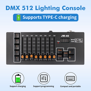 Хорошая цена, DMX-контроллер, сценический световой миксер, DMX512, мини-DMX контроллер, осветительные консоли - Product Image 3