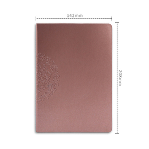LABON Logo in rilievo A5 quaderno foderato in pelle con rilegatura diario quaderno con nastro di seta - Product Image 5