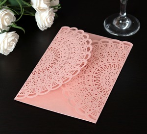 Özelleştirilmiş renkli düğün tatil tebrik ve doğum günü davetiye kartı sahipleri ofset baskı kağıdı malzeme - Product Image 5