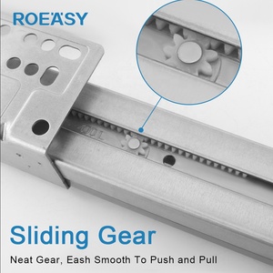 ROEASY Under mount Slide Drawer Channel Soft Close Schubladen Slim Box Sliding Küchen schubladen system Soft Slides - Product Image 5