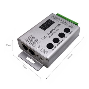 HC008 Программируемый RGB светодиодный контроллер 4-клавишный RF-контроль DC5-24V 133 режимов эксклюзивный для WS2812 WS2811 светодиодный пульт дистанционного управления - Product Image 3