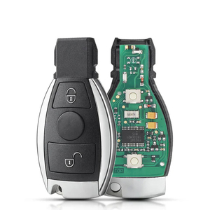 Mercedes Benz Uncut Smart Remote <strong>Key</strong> Fob 2-Button Foldable Car <strong>Key</strong> With BGA Chip E S G CLK SLK ML Class 2000+ 433MHz Uncut Blade