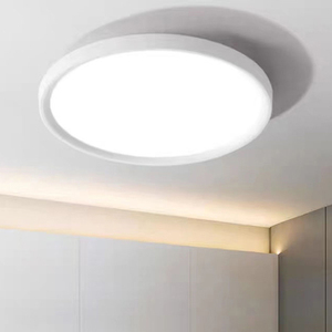 Özel kapalı ticari aydınlatma yüzeye monte dairesel tavan 3CCT ultra ince akıllı Led panel ışıkları - Product Image 3