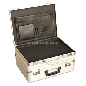 可定制高级铝制工具储物盒防水防震硬壳公文包，带锁OEM支持 - Product Image 4