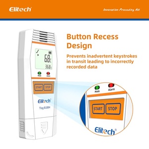 Tlog B100H Elitech Bluetooth Inalámbrico Reutilizable PDF Registrador de datos de temperatura y humedad - Product Image 4