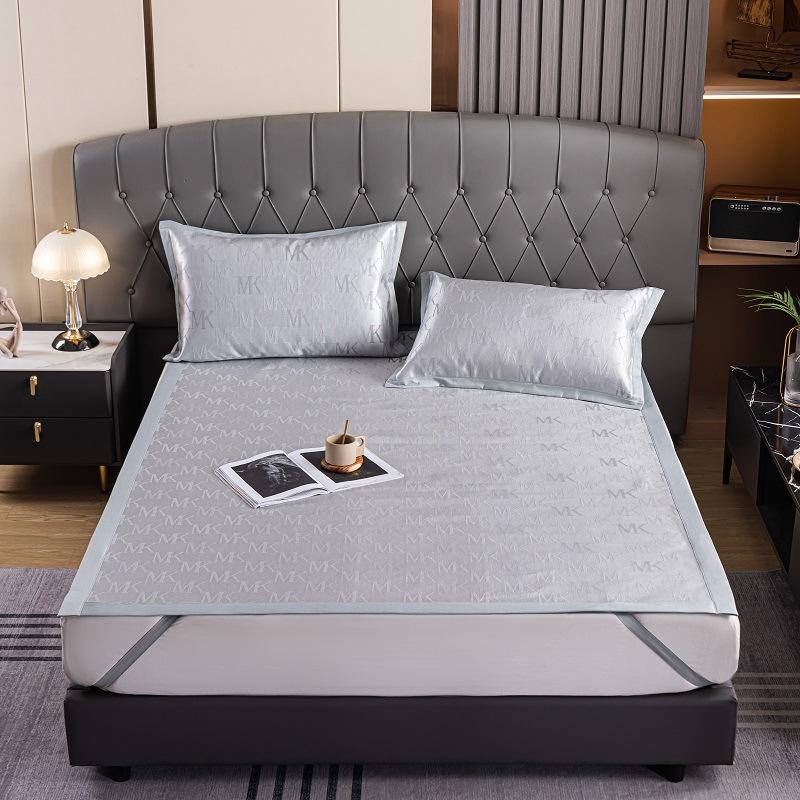 Tapis de Soie Glacée - Meike (Gris)