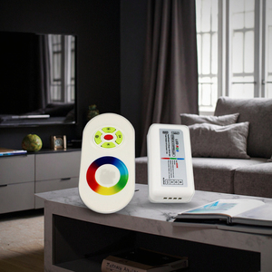 Di alta qualità 5Key Led Touch telecomando Rf 433Mhz Dc12-24V Dimmer Controller Rgb Led Controller