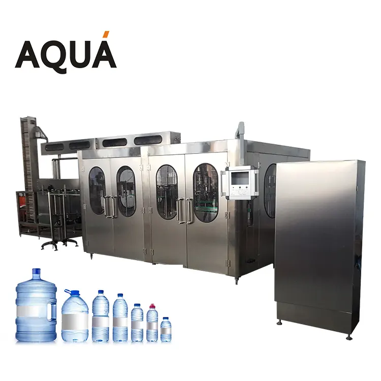 Aqua Machinery-planta de procesamiento completo de agua mineral, botella filtrada de fábrica, planta de agua destilada para laboratorio