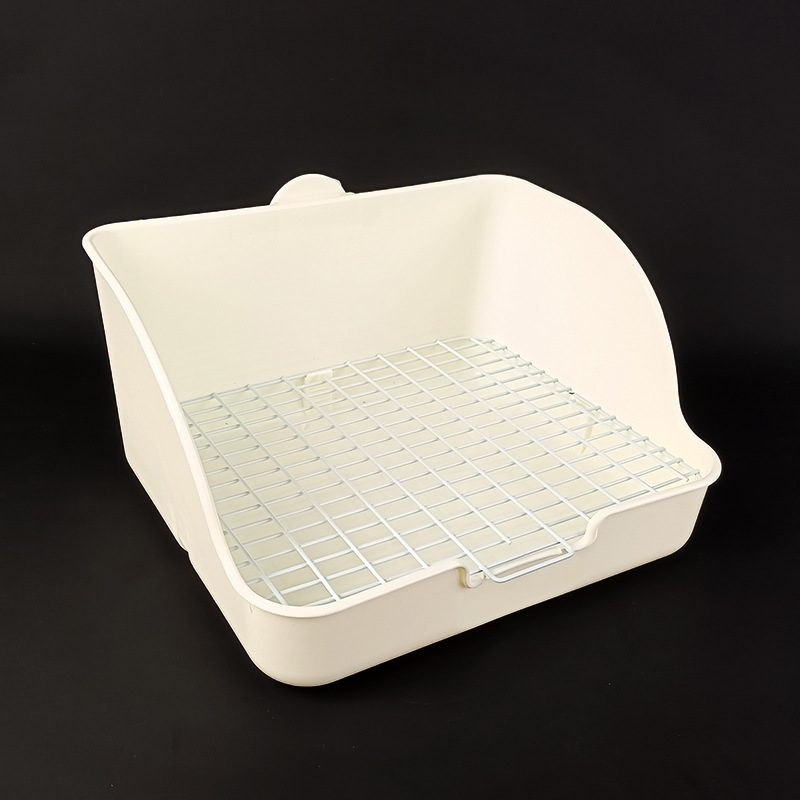 Square toilet in white color