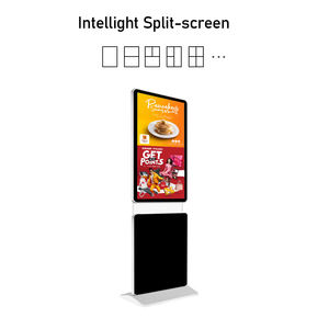 Soporte de suelo para interiores de 55 pulgadas, pantalla Lcd táctil de rotación de 360, pantalla de publicidad, quiosco de señalización Digital giratorio Android para tienda - Product Image 4