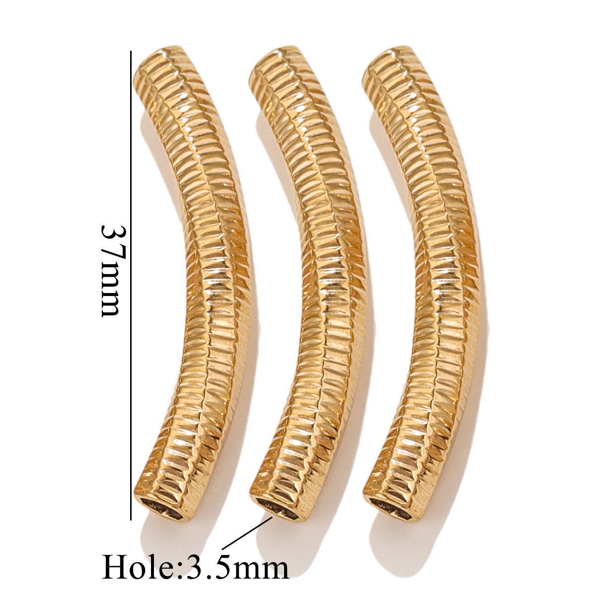 Trou C 3,5 mm * 37 mm-Or