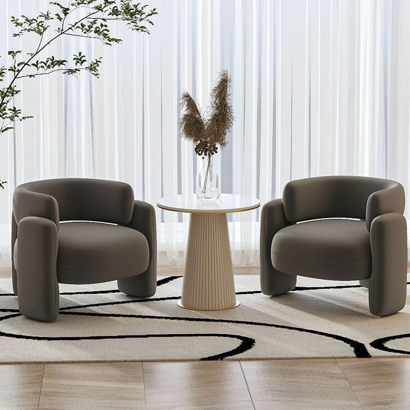 Elephant Gray Single Seat Coffee Table (2 pieces)