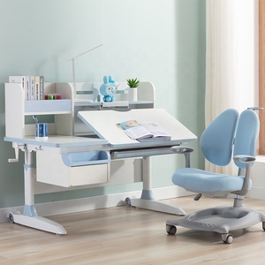 Adjustable Height Desk Metal Wooden Study Desks <strong>Best</strong> Price Solid Wood <strong>Kid</strong> Study <strong>Table</strong> and Chair Set <strong>Kids</strong> Furniture Study <strong>Table</strong> - Product Image 4