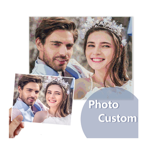 Personal Photo Cross Stitch <strong>Custom</strong> Factory Support Various Size Handmade Diy Cross Stitch Kits Personalized Customization - Product Image 1