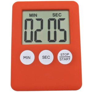 Super Thin LCD Digital Screen Kitchen <strong>Timer</strong> Square Cooking <strong>Count</strong> <strong>up</strong> Countdown Alarm Magnet
